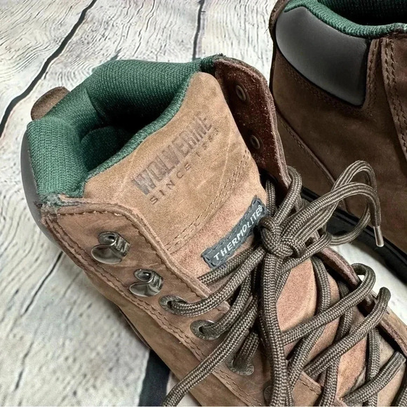 Wolverine Men’s Brown Leather 6” Work Boots size 7M - Picture 10 of 10